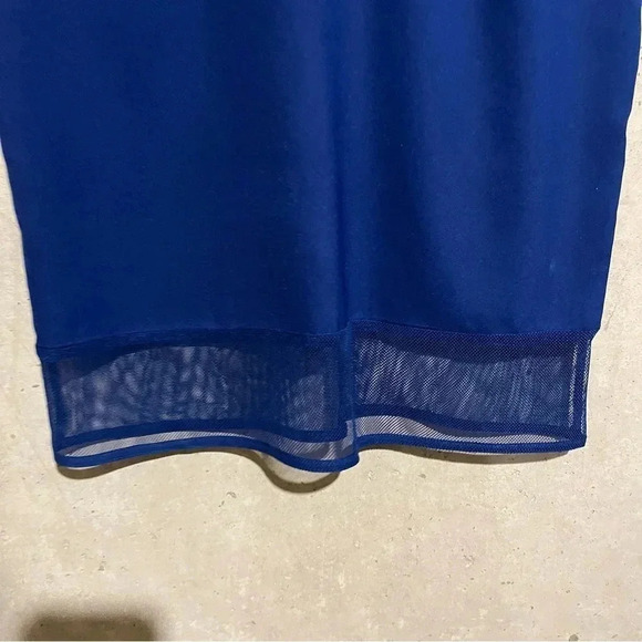 Harlowe And Graham Blouse Womens XS Blue Mesh - Picture 3 of 11